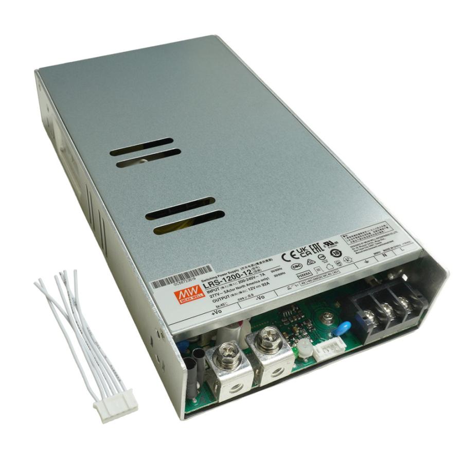 スイッチング電源 12V 92A 1104W 直流安定化電源 Meanwell LRS-1200-12