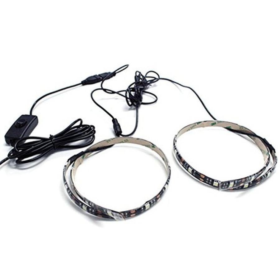 USB 防水LEDテープライトUSB 防水LEDテープライト DC5V 3チップ 黒