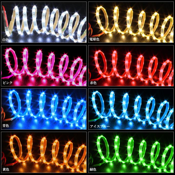 LEDテープライト 防水 12V 100cm 超極細 高密度 3mm幅 1チップ LEDテープライト 防水 12V 100cm 超極細 高密度 3mm幅 1チップ
