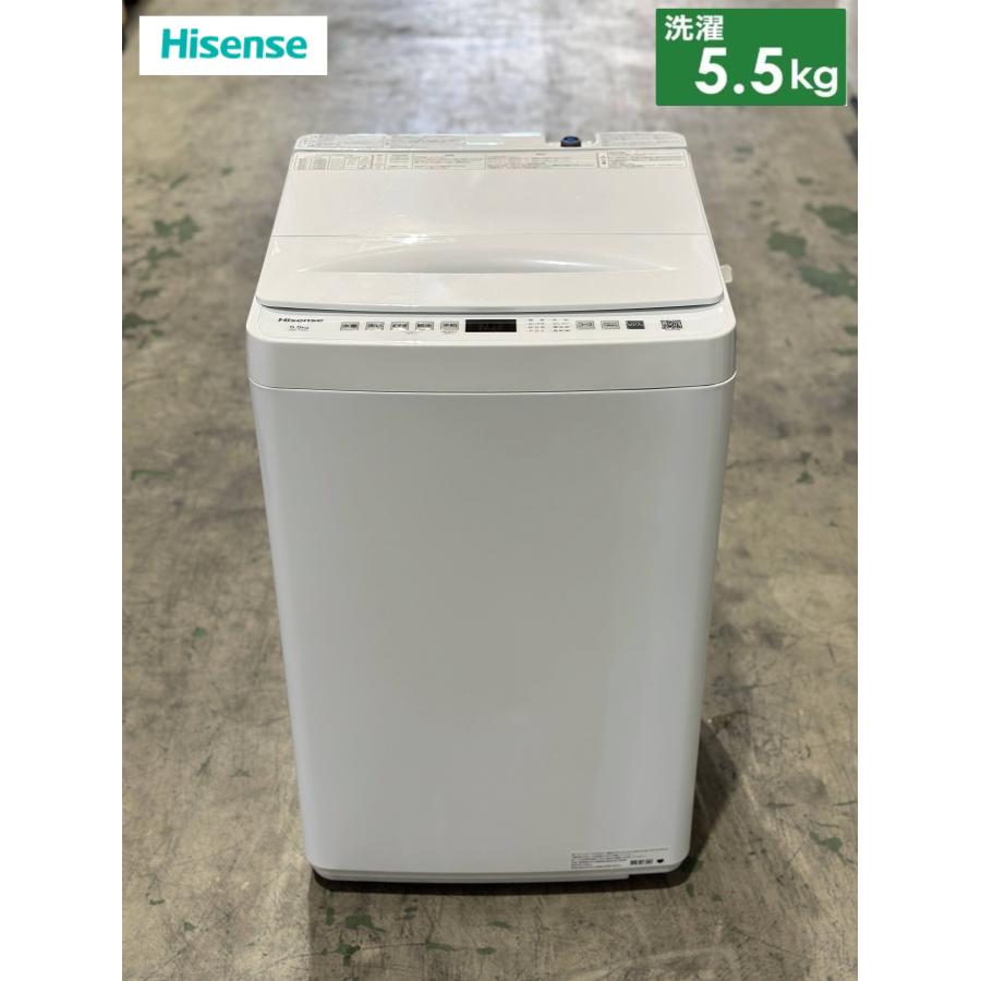 □Hisense/ハイセンス□全自動洗濯機 5.5kg HW-T55J 2024年製☆埼玉 