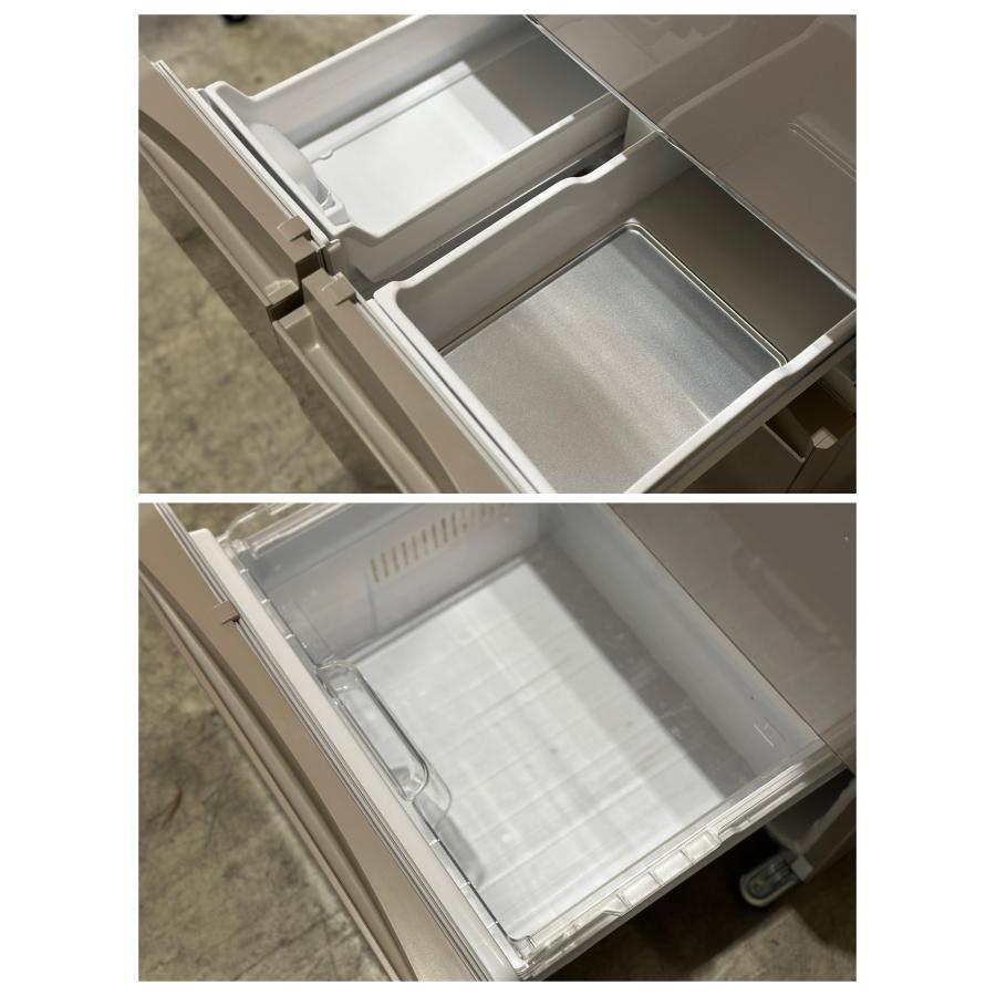 訳アリ冷蔵庫 訳アリ HITACHI 2014年製 615L 3段ドア 冷蔵庫 R-SBS6200-XS