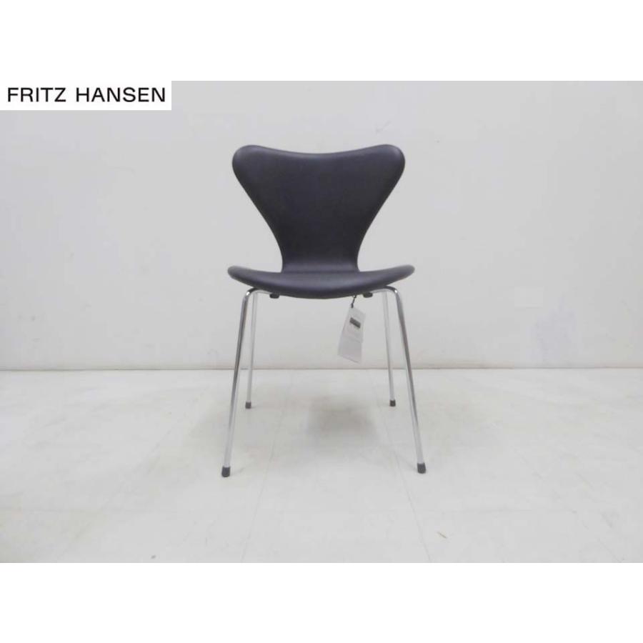 新品 正規品■フリッツハンセン■2025年 レザー セブンチェア ブラック-1 新品 正規品□フリッツハンセン□2025年 レザー セブンチェア