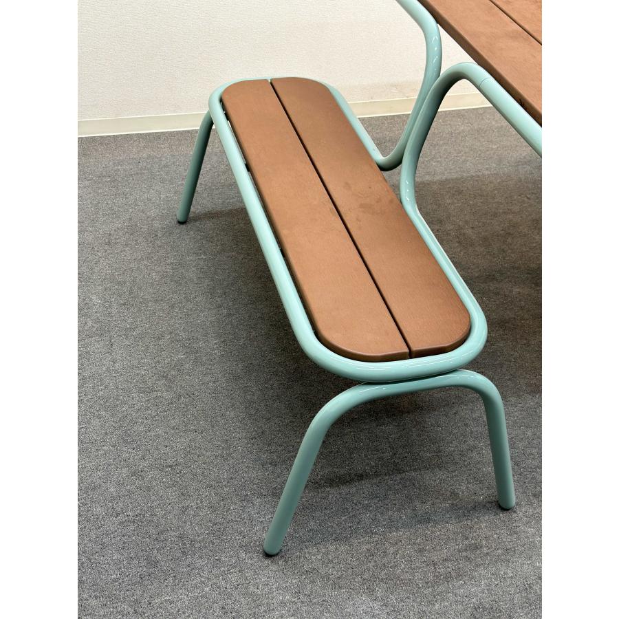 ■highcollar■プール 4P テーブル　グリーン　ガーデン　アウトドア 送料無料□highcollar/ハイカラー□POOL 4P TABLE ベンチ