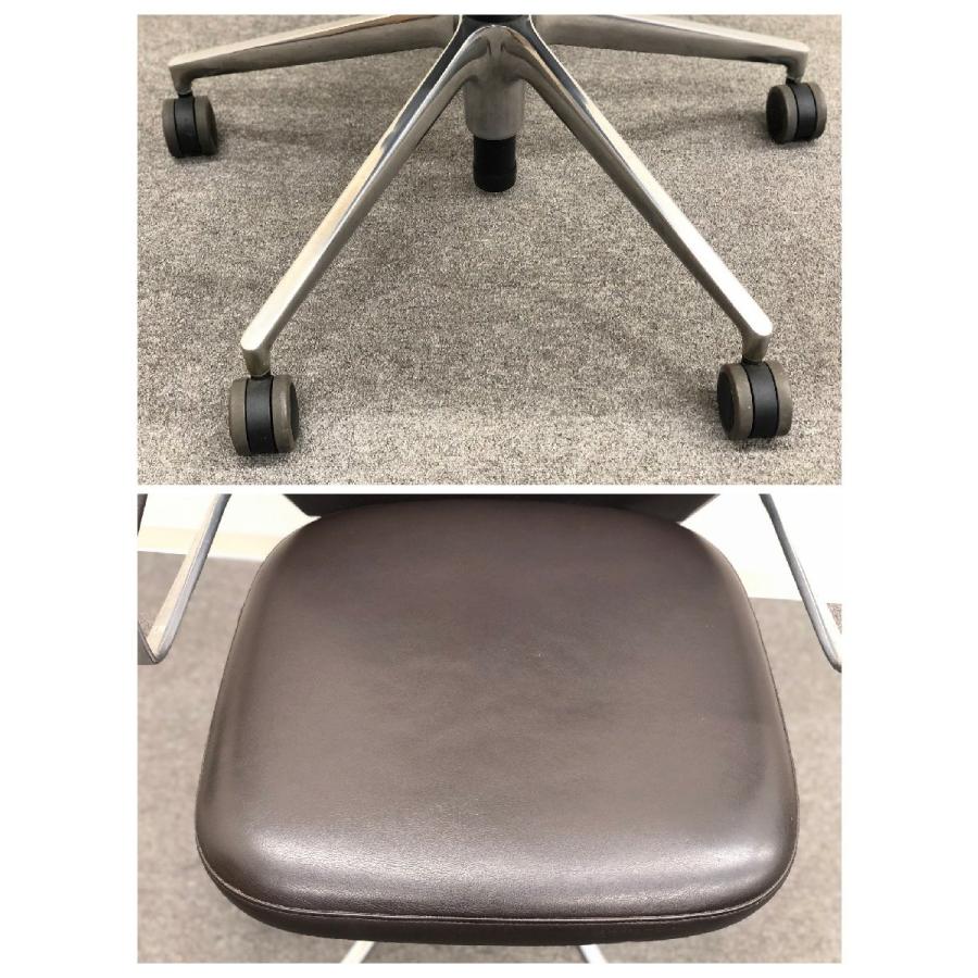 □Vitra/ヴィトラ□AC5 WORK オフィスチェア レザー ブラウン系 □Vitra/ヴィトラ□AC5 WORK オフィスチェア レザー ブラウン系