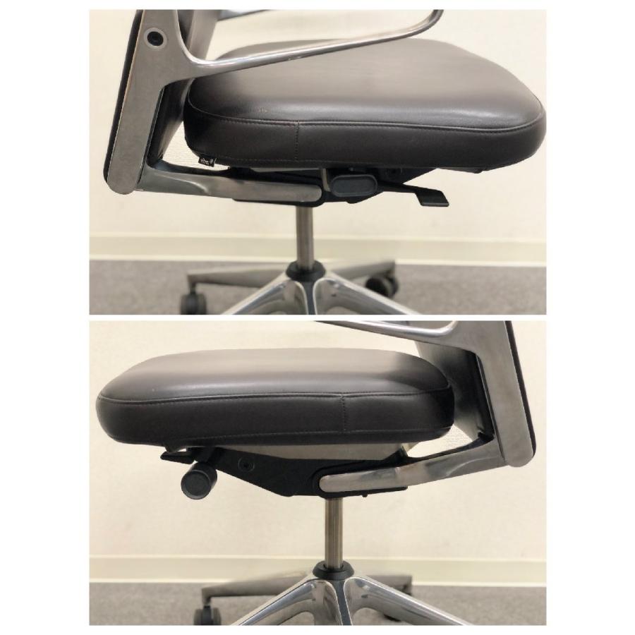 □Vitra/ヴィトラ□AC5 WORK オフィスチェア レザー ブラウン系 □Vitra/ヴィトラ□AC5 WORK オフィスチェア レザー ブラウン系