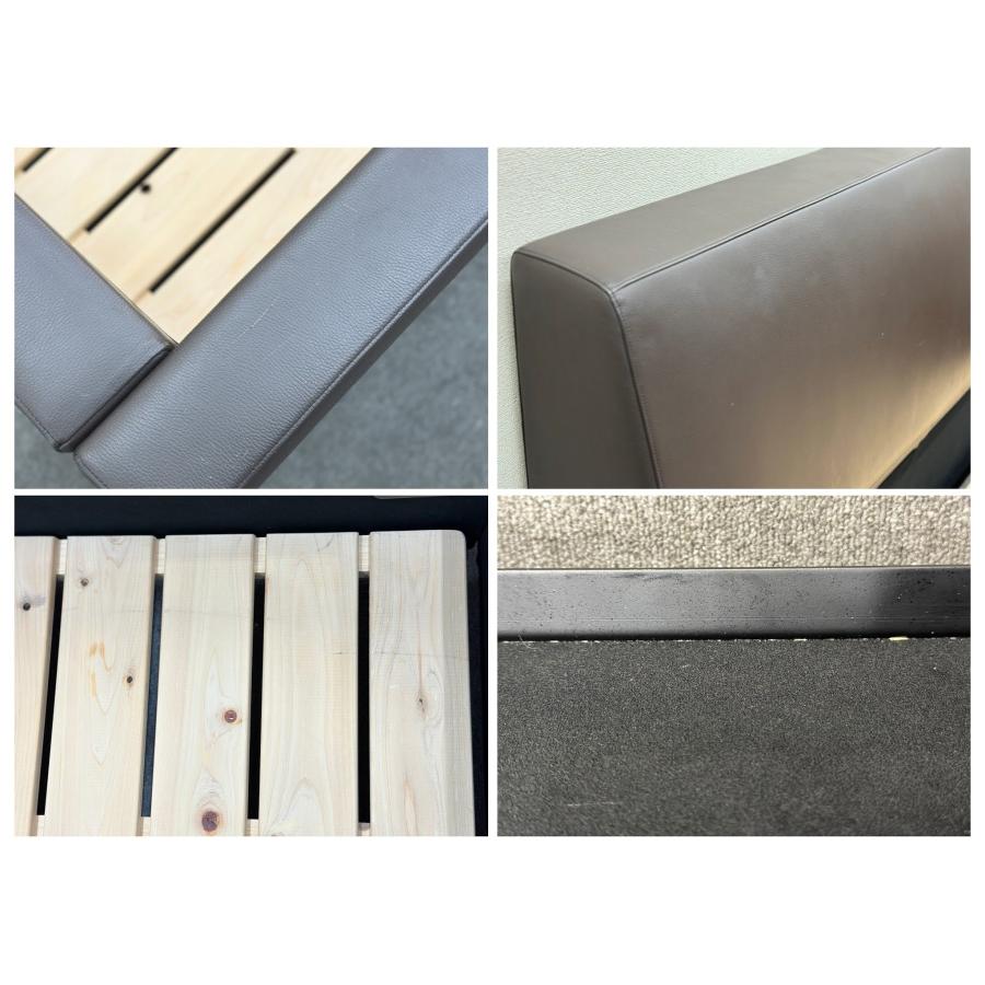 TIME & STYLE■ベッドフレーム　キングサイズ　ハイクラスモダン　レザー □TIME & STYLE/タイムアンドスタイル□Christopher ベッド