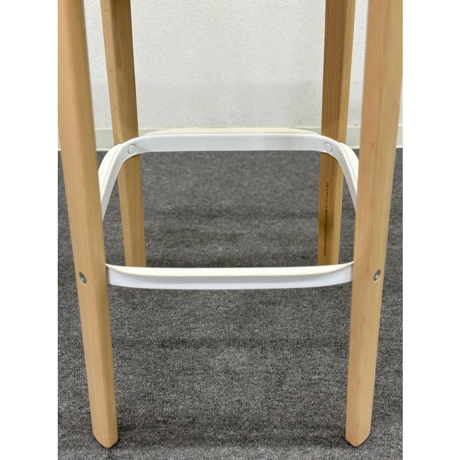 □Magis/マジス□スティールウッド スツール ホワイト 高さ78cm