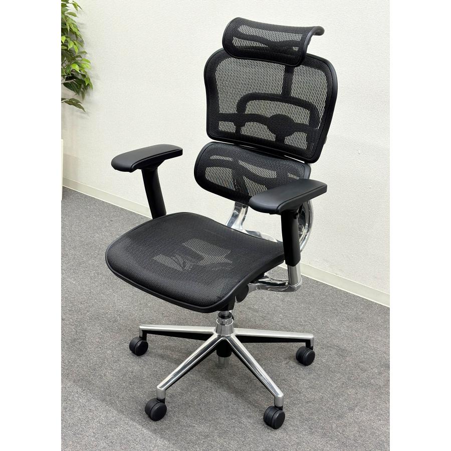 ぽいんきー　 極美品 エルゴヒューマンベーシック オフィスチェア ヘッドレ □Ergohumanr/エルゴヒューマン□Basic/ベーシック オフィスチェア