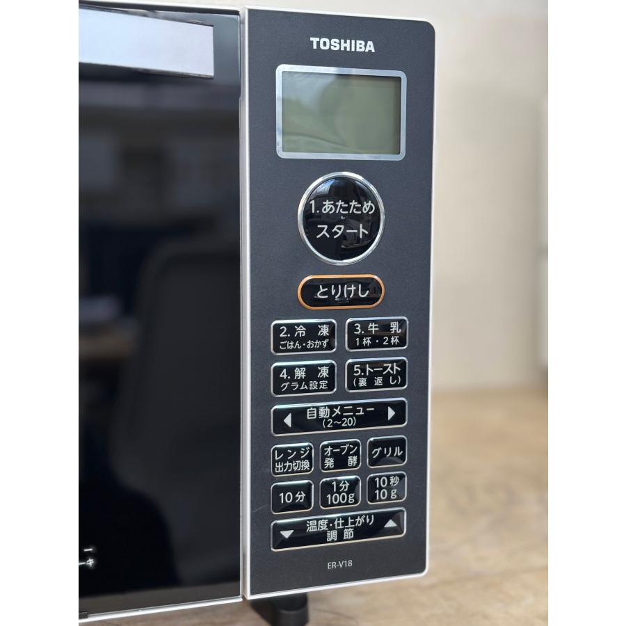 □東芝/TOSHIBA□オーブンレンジ ホワイト ER-V18-W 18L 2021年製 