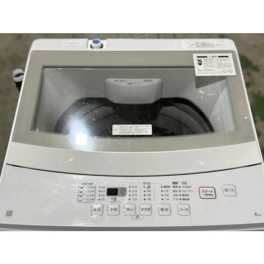 □□NITORI/ニトリ□全自動洗濯機 6.0kg NTR60 ホワイト 2022年製 2人