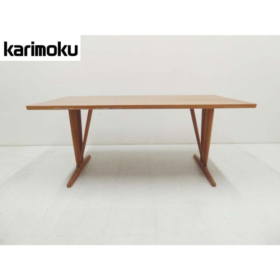 □karimoku カリモク□DU58シリーズ 片側丸み ダイニングテーブル 