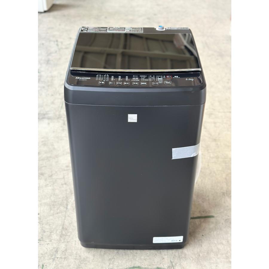 □Hisense/ハイセンス□全自動洗濯機 5.5kg HW-G55E7KK マット □Hisense/ハイセンス□全自動洗濯機 5.5kg HW-G55E7KK マット