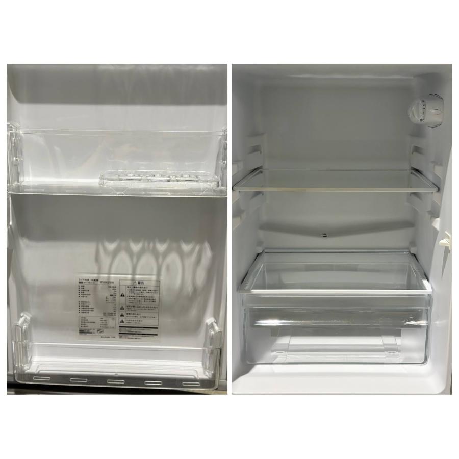 □MAXZEN/マクスゼン□冷蔵庫 117L 2ドア 右開き 2021年製 JR117ML01SV