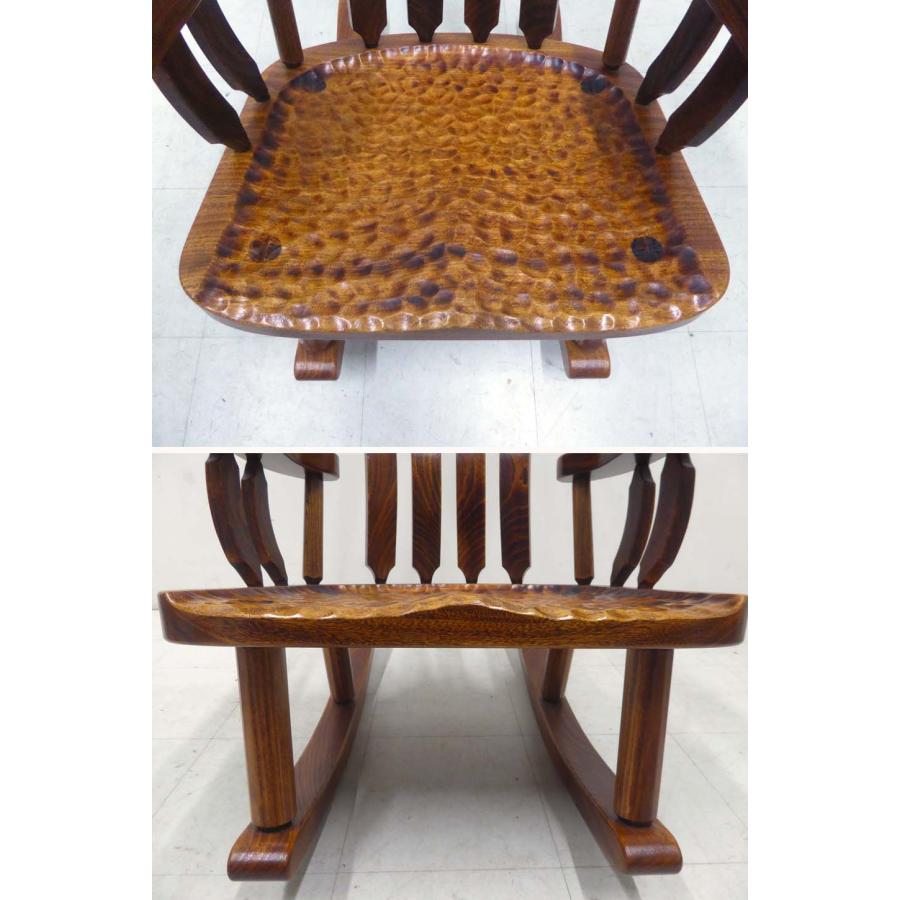 ■アトリエMIYATA ミヤタ■ロッキングチェア 揺り椅子 ケヤキ □アトリエMIYATA ミヤタ□ロッキングチェア 揺り椅子 ケヤキ