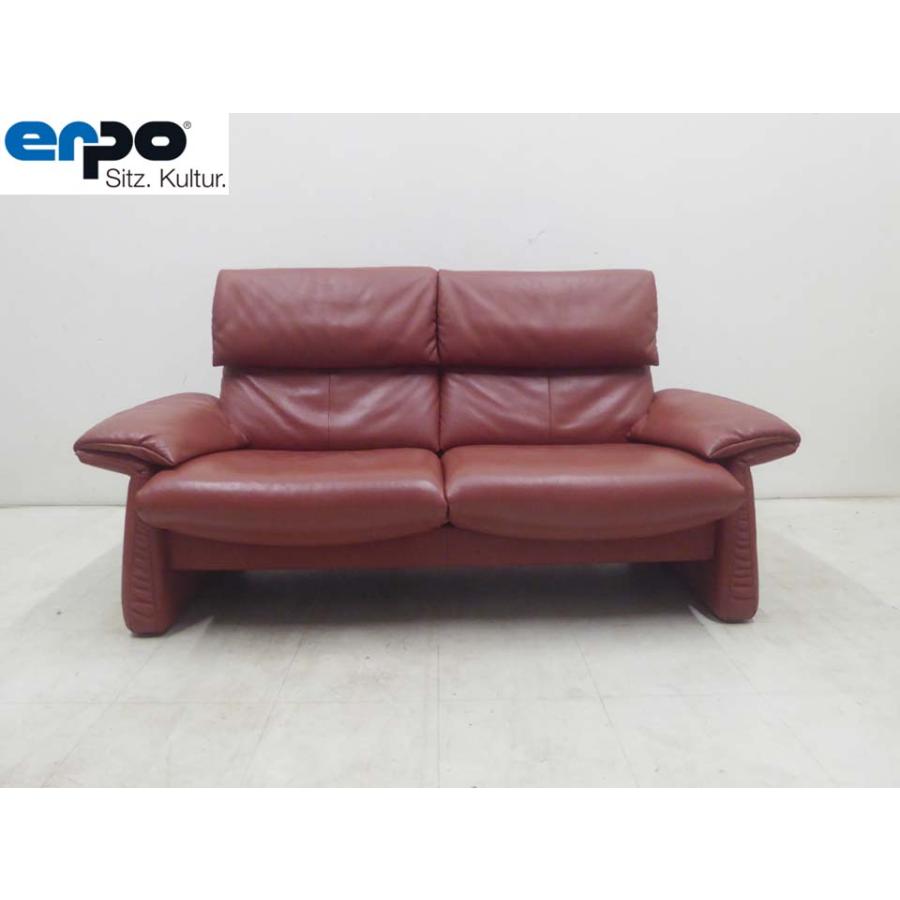ドイツ製□erpo エルポ□181万円 Lugano ルガノ 本革レザー 2シーター