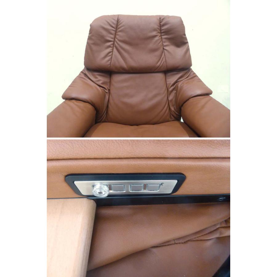 美品□EKORNES エコーネス□電動ストレスレスチェア RENO レノ パワー