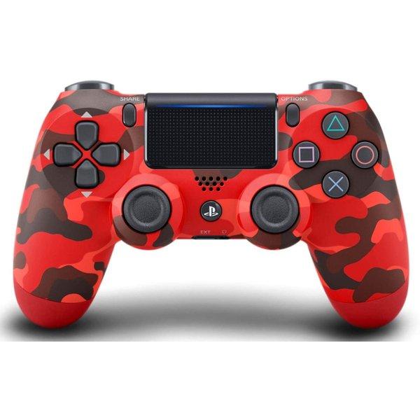 【送料無料】【中古】PS4 PlayStation 4 ワイヤレスコントローラー(DUALSHOCK 4) レッド・カモフラージュ | 
