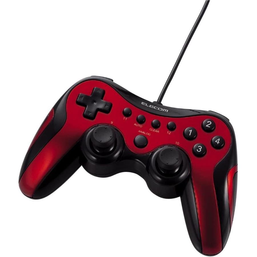 送料無料】【中古】PC ELECOM ゲームパッド USB接続 アナログ