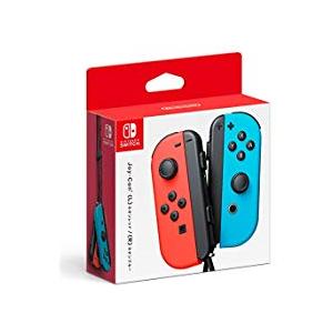 送料無料 中古 Nintendo Switch Joy-Con L 箱付き ジョイコン お取り寄せ 返品送料無料 R ネオンブルー スイッチ ネオンレッド