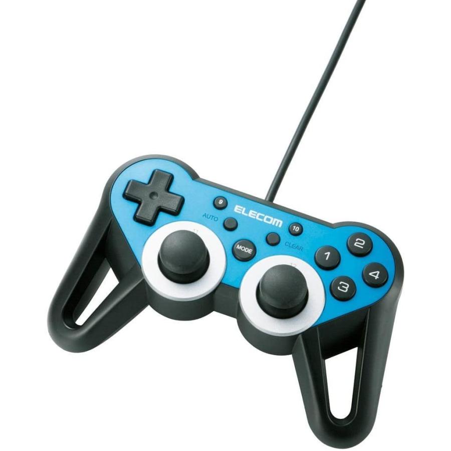 訳あり】【送料無料】【中古】PC エレコム ゲームパッド USB接続 12