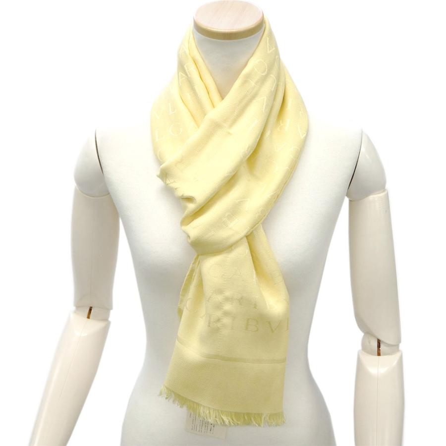 ブルガリ ストール 240834 BVLGARI レディース ショール シルク/ウール  