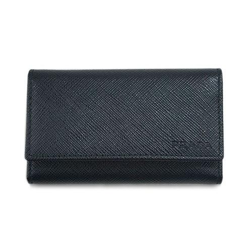 プラダ キーケース 2pg222 Prada 6連キーケース メンズ サッフィアノ 1 Nero ネロ カーフブラック アウトレット Www Fakfakkab Go Id