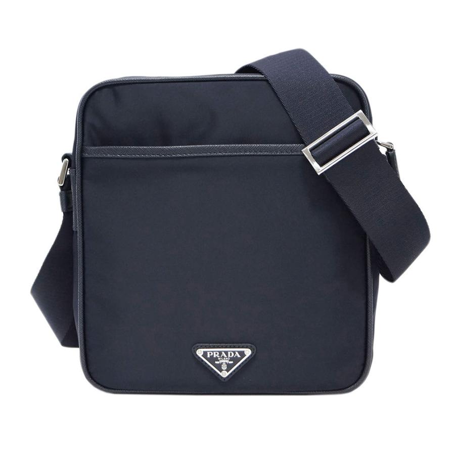 新品 プラダ バッグ 2vh143 Prada メンズ ショルダーバッグ Tessuto Saffian ナイロン カーフ ネイビー 三角プレート アウトレット 2vh143tsf Blu 買付道 Jjブランド専科 通販 Yahoo ショッピング