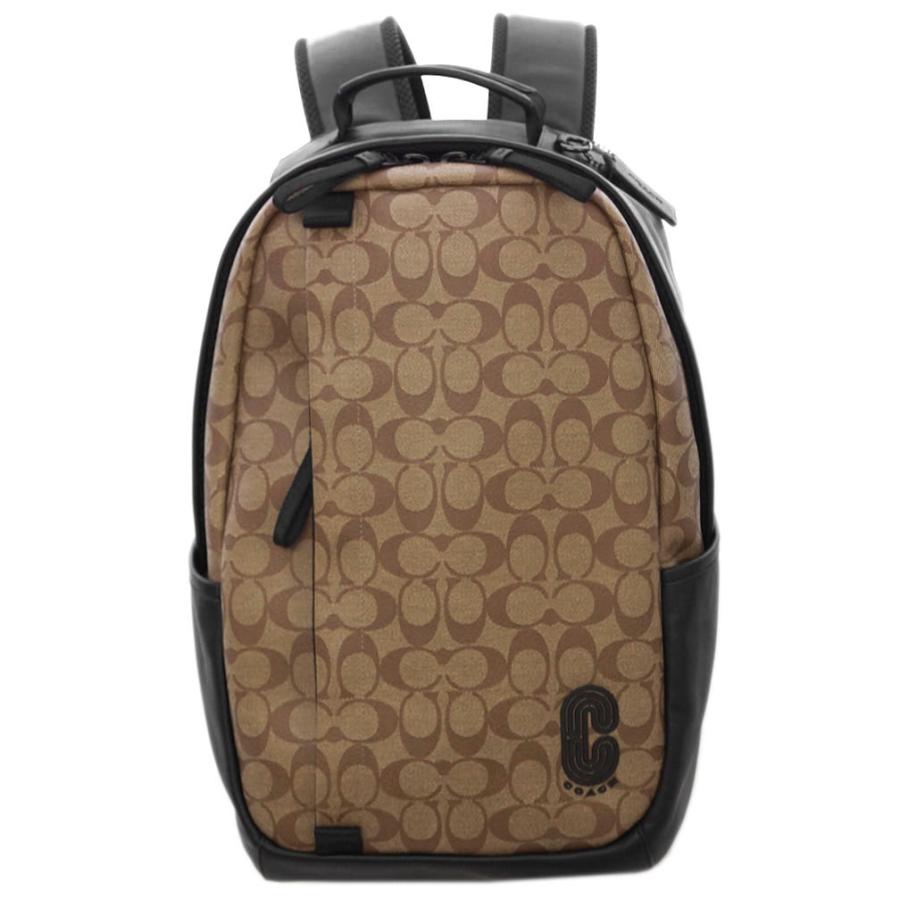 割引クーポン Coach 922 Qbtn2 バッグ コーチ リュックサック メンズ アウトレット Coach 新品 メンズ アウトレット タン キャンバス シグネチャー バックパック エッジ リュックサック バッグ Dagl Tg