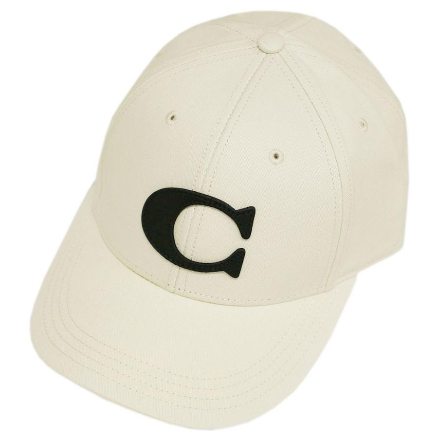 コーチ 帽子 F75703-CHK COACH キャップ ヴァーシティー C チョーク