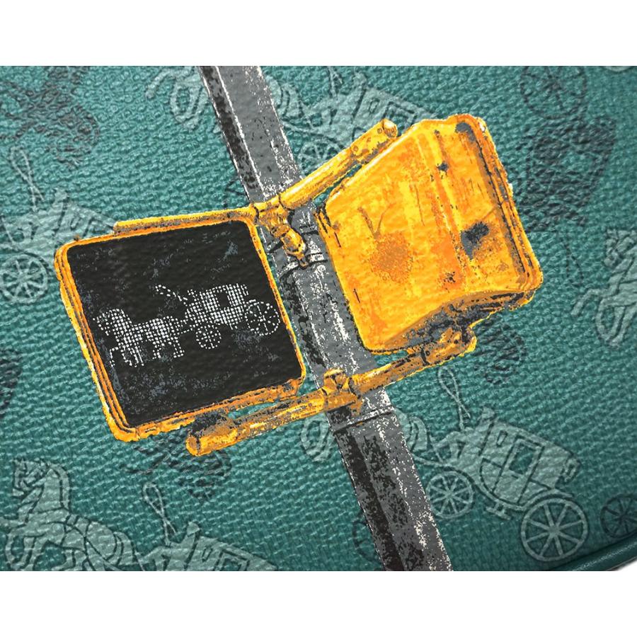 コーチ バッグ F84639-QBPI8 COACH ショルダーバッグ クロスボディ ポーチ ウィズ ホース アンド キャリッジ プリント ヴィリディアン セージ マルチ|kaitsukedoh|04