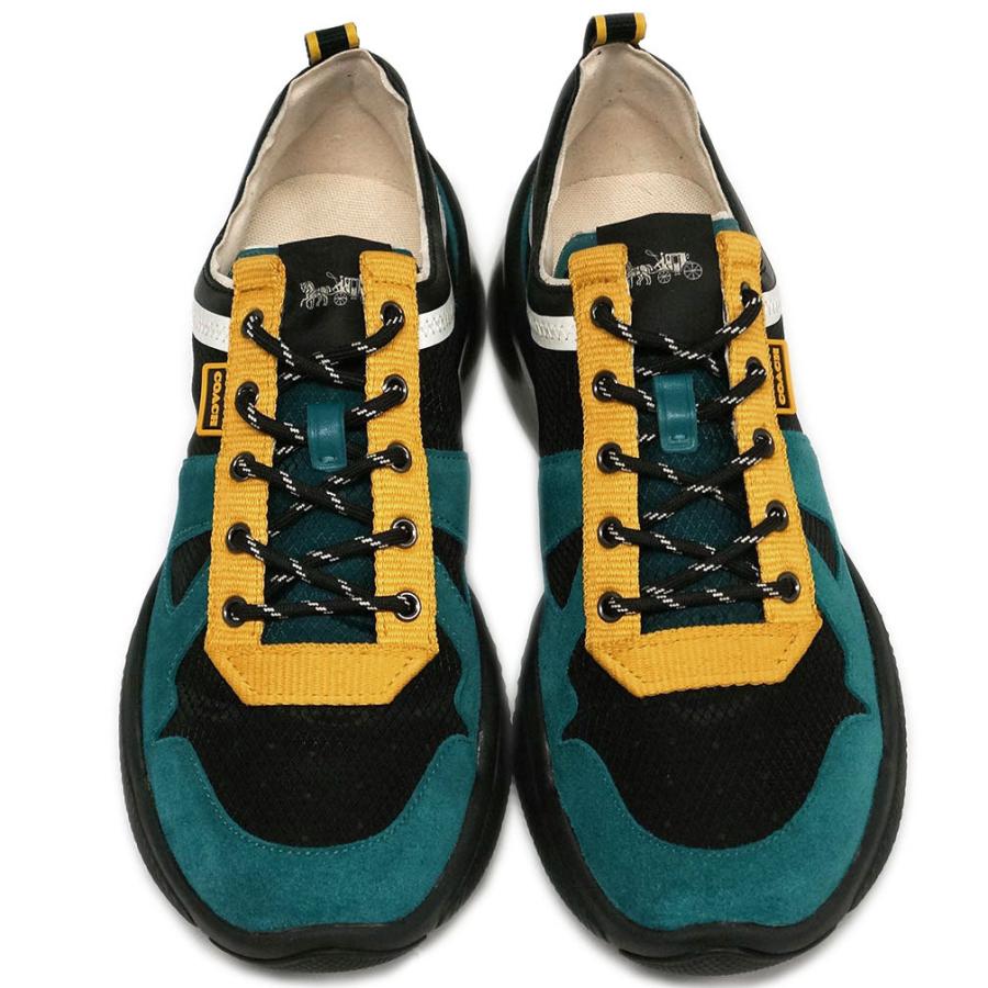 コーチ シューズ G4939 Qd7 Coach メンズ スニーカー シティーソール ランナー カラーブロック ダーク シー グリーン バナナ サイズ9 D 27cm アウトレット G4939 Qd7 買付道 Jjブランド専科 通販 Yahoo ショッピング