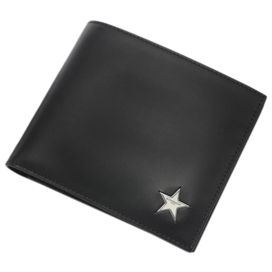 ジバンシィ 財布 GIVENCHY メンズ 二つ折り札入れ 小銭入れなし スター