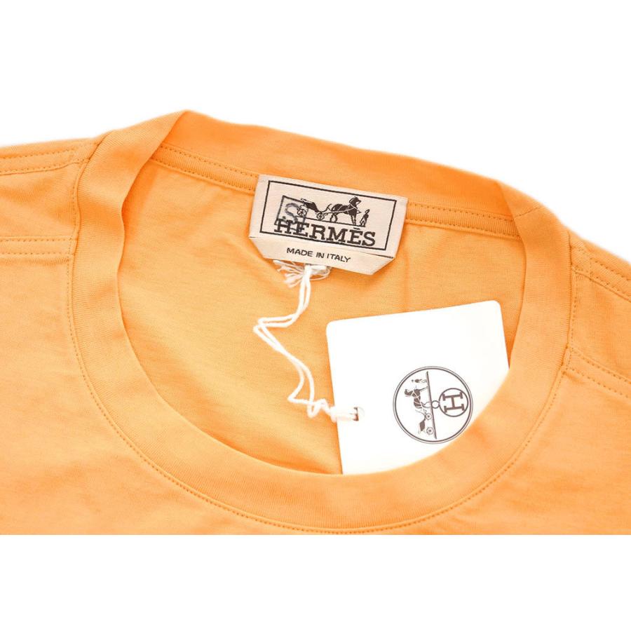 エルメス Tシャツ H037705HA1Q HERMES ソルド メンズ 半袖 丸首 無地