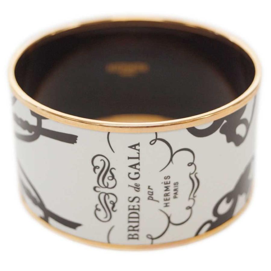 驚きの値段 エルメス ブレスレット Hfo48 Hermes ソルド バングル Brides De Gala Tattoo Xl ブラック ホワイト ピンクゴールド金具 65サイズ 売り切れ必至 Www Aproniaperu Com
