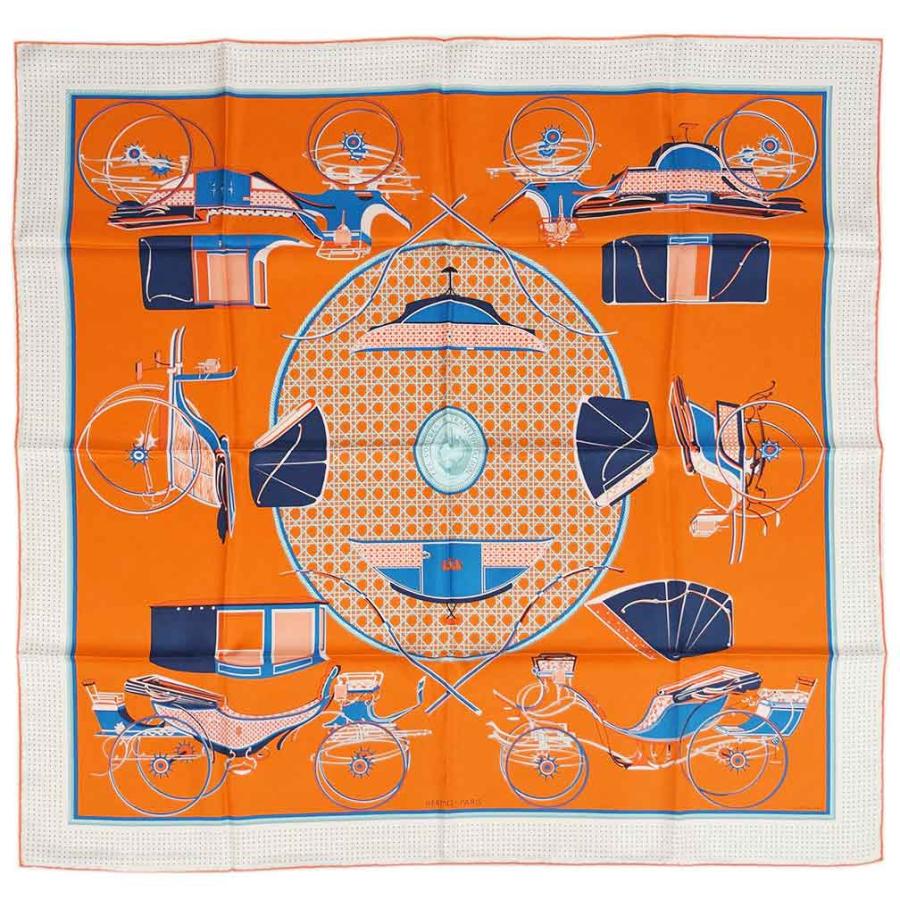 エルメス スカーフ H003156S09 HERMES ソルド カレ90 シルク LES
