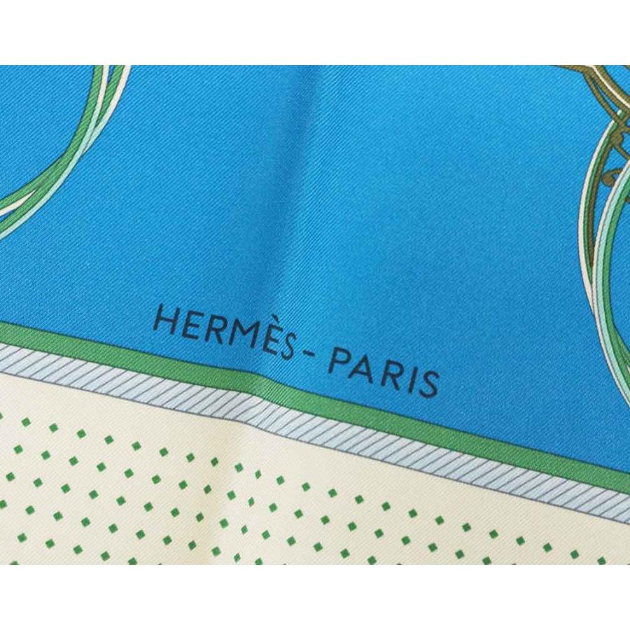 エルメス スカーフ H003156S18 HERMES ソルド カレ 90 シルク LES
