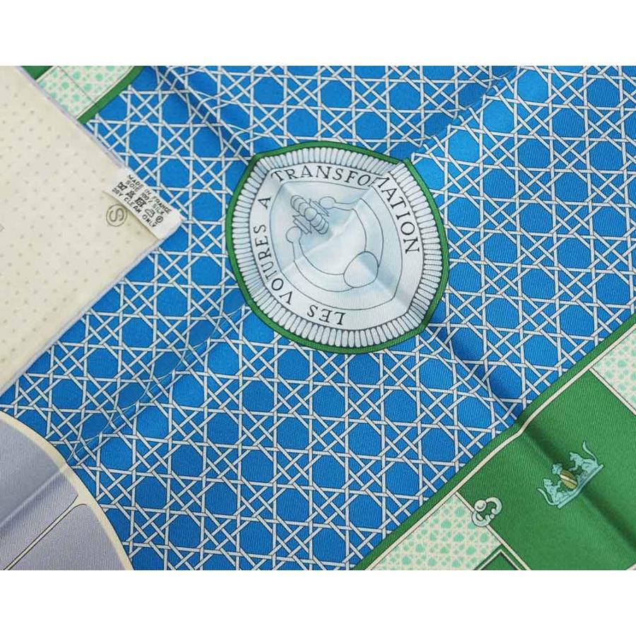 エルメス スカーフ H003156S18 HERMES ソルド カレ 90 シルク LES