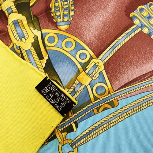 エルメス スカーフ HERMES ソルド カレ 90 シルク HARNAIS DE COUR 