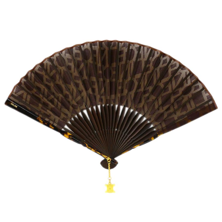 日本最大級 セリーヌ 扇子 チャーム ブラウン amen.com.sg