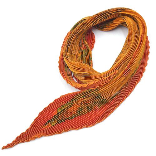 極美品 エルメス スカーフ HERMES シルク プリーツスカーフ JUNGLE 