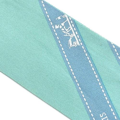 エルメス スカーフ HERMES シルク ツイリー ボルデュック リボン柄