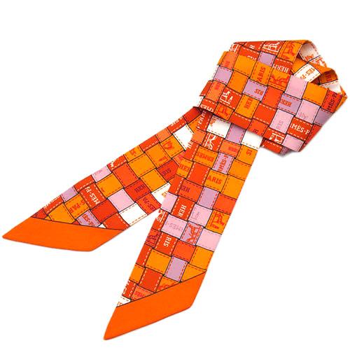 ⚫︎ エルメス ツイリー シルク オレンジ ボルデュック