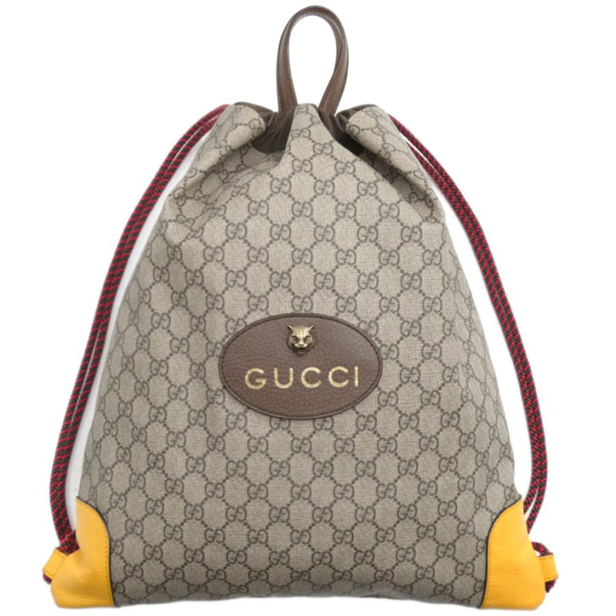 グッチ バッグ 473872 GUCCI GGスプリームxレザー リュック バッグ 