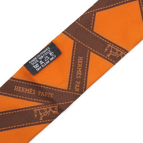 エルメス スカーフ HERMES シルク ツイリー ボルデュック リボン柄 