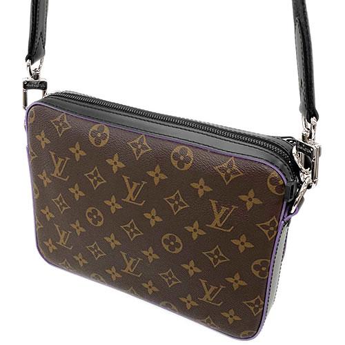LOUIS VUITTON】ショルダーバッグモノグラムマカサードレイク