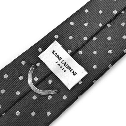 未使用 サンローラン ブランド ネクタイ Saint Laurent シルク 