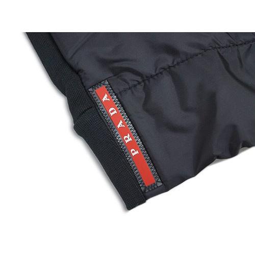 プラダ ブルゾン SJC332 PRADA ジャケット フード付き メンズ ジップ