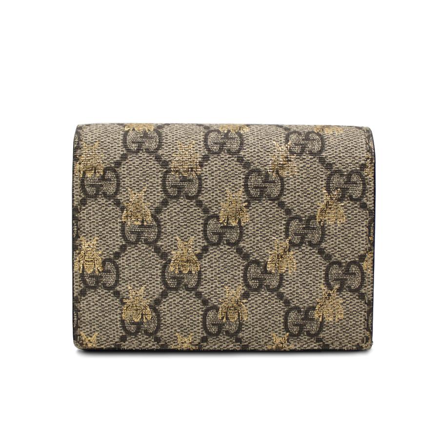 【中古 美品】グッチ 財布 508757 GUCCI GGスプリーム コンパクトウォレット 二つ折り財布 ビー 蜂 ベージュ レディース T-YJ04929 :T-YJ04929:買付道-JJブランド専科- - 通販 - Yahoo!ショッピング