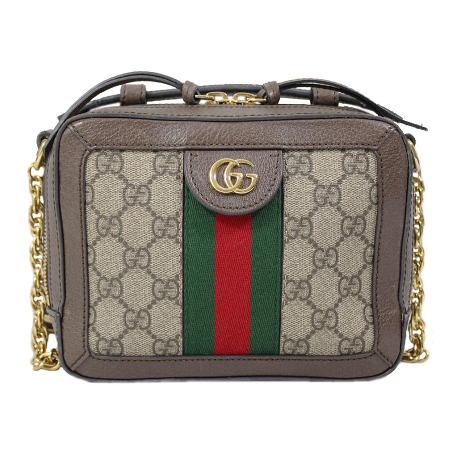 中古 グッチ バッグ 602576 GUCCI GGスプリーム オフィディア チェーン