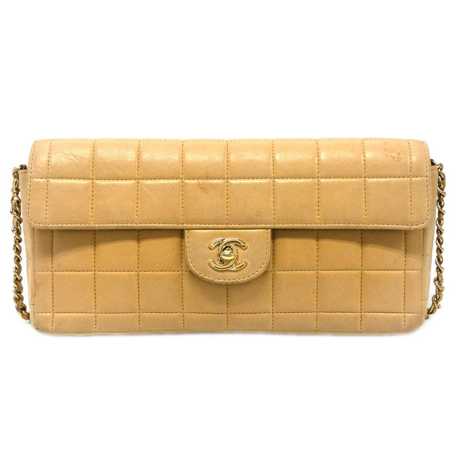 【中古】シャネル バッグ A15316 CHANEL チェーン ショルダーバッグ チョコバー ラムスキン ベージュ ゴールド金具 レディース  T-YJC05028 :T-YJC05028:買付道-JJブランド専科- - 通販 - Yahoo!ショッピング